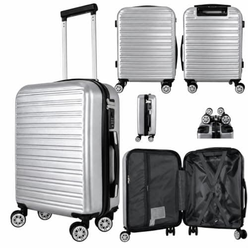 Underseat Travel Case, Silver, 45x36x20cm