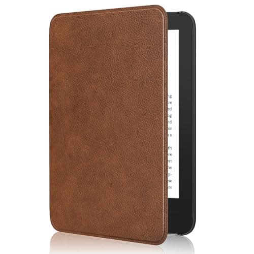 MoKo Case for 6" Amazon Kindle Basic 11th Gen 2024/2022, Brown