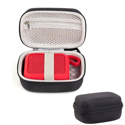 EVA Hard Speaker Case Compatible with JBL GO 5 / GO 4 / GO 3 Portable Bluetooth Speaker Travel Protective Cover Storage Bag (Case Only)