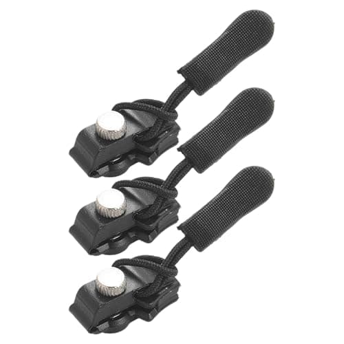 Zipper Fixer - 3-Piece Kit | Universal Zipper Repair Kit for Jackets & Luggage, Heavy Duty Detachable Pull Slider for Backpack Coat Tent, Multi-Size Replacement, Daily Travel