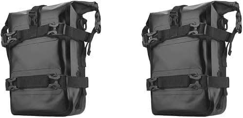 2 Set of Motorcycle Crash Bar Bag Waterproof Bag for Bicycle Dirt Bike Motorbike