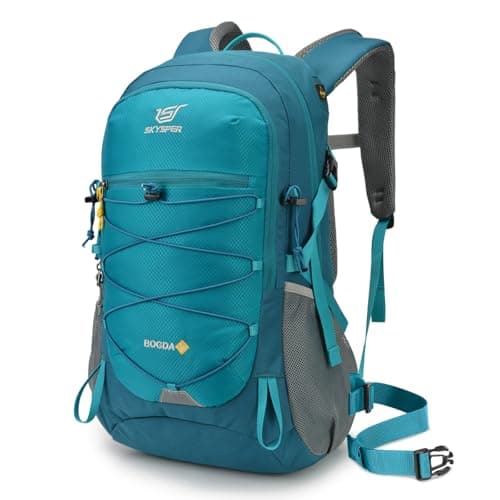 SKYSPER Rucksack 25L Hiking Backpack with Rain Cover, Lightweight Travel Backpack Camping Trekking Daypack for Men Women, Durable Small Rucksack for Outdoor Sports