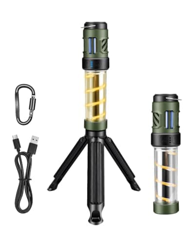 5000mAh Rechargeable Bug Repellent Lantern, 5 Lighting Modes & IPX5 Waterproof, Portable Outdoor Light with Mosquito Protection, for All‑Kinds Outdoor Activitie & Backyard Use (Refill Not Included)