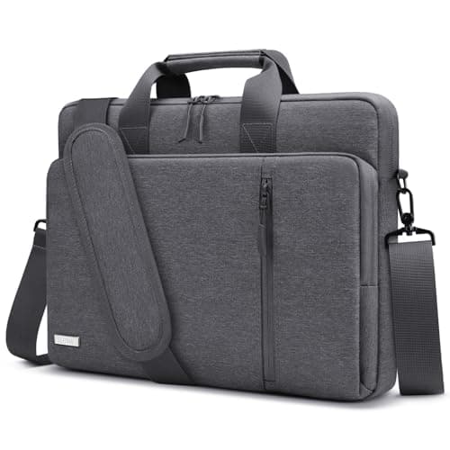TECOOL 15.6 16 Inch Laptop Bag, 360 Protective Case Sleeve Messenger Bag
