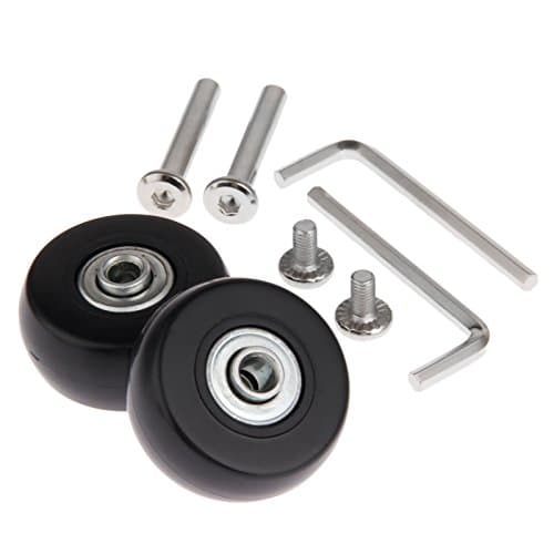 Mtsooning 2PCS Suitcase Wheels Replacement Kit,41x18mm Luggage Wheels