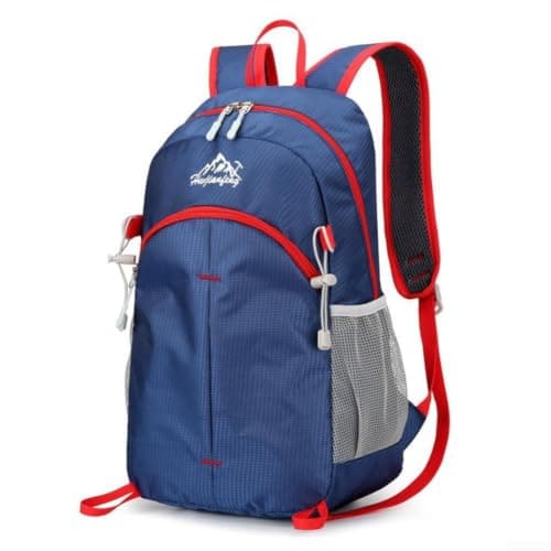 20l Ultra Light Packable Backpack Water Resistant Nylon Foldable Hiking Rucksack With Breathable Straps For Outdoor Travel Camping School Green(Deep Blue)