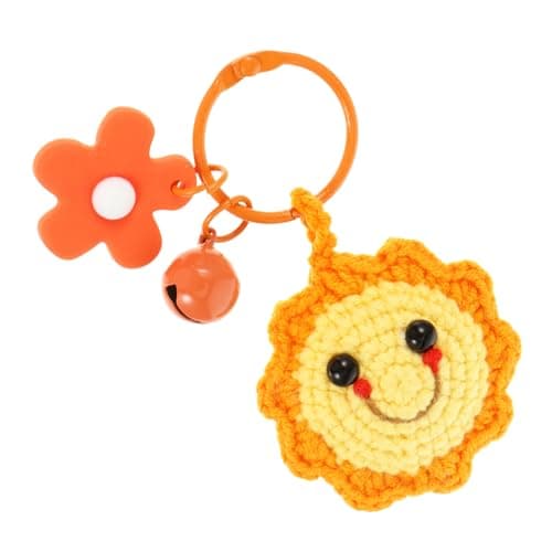 CTIRCHIU Creative Wool Suitcase Pendant Adorable Orange Mobile Phone Pendant with Comfortable Hand Feeling Easy to Carry and Store Daily Style Bag Decoration