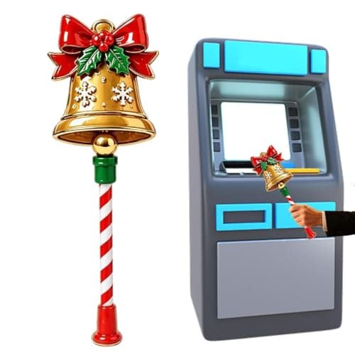 Snowman Card Holder Wand, Tap To Pay Payment Prop For Winter Holiday Cospla