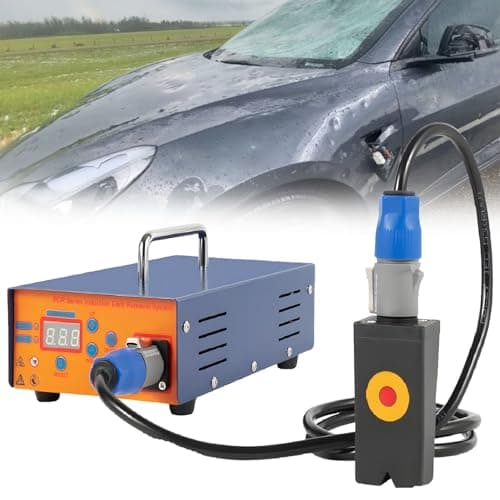 GLBMXDD 1380W Magnetic Induction Auto Body Removal Machine,Pro PDR Induction Heater Machine, Car Paintless Dent Box Repair, with Suitcase, Auto Dent Repair Kit
