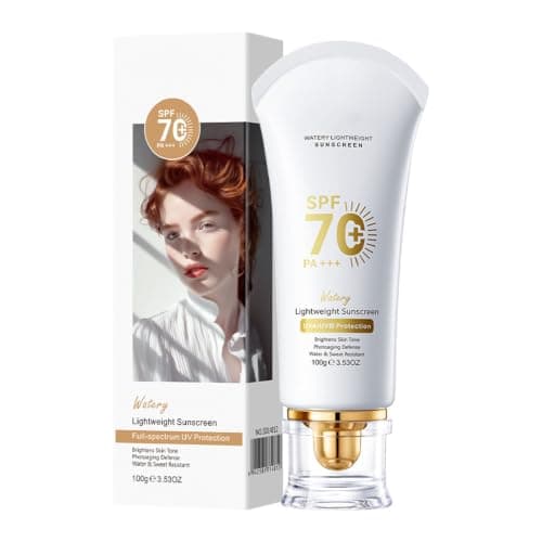 Suncream Spf 70 - Face Sunscreen 100ml - Lightweight Centella Sun Protection For Face And Body Use - Summer Holiday Essentials With Factor 70 For Daily Use And Travel