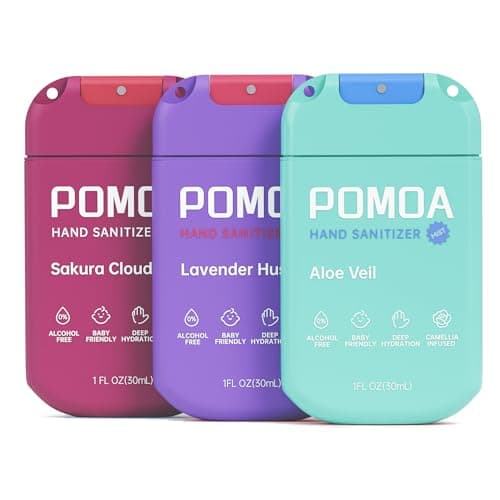 Alcohol Free Hand Sanitiser Spray for Kids, Toddlers & Adults, 3 Pack