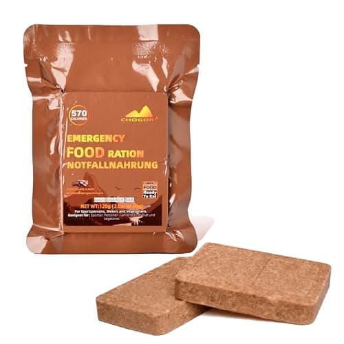 Emergency Food, 20-Year Shelf Life, 570 kcal, 120g, Chocolate Flavor