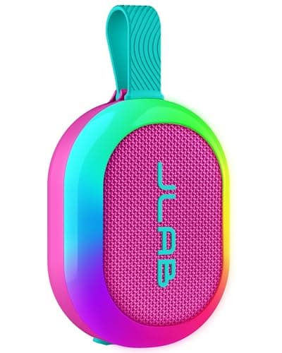 JLab Pop Party Ultra-Portable Small Bluetooth Speaker, Mulberry