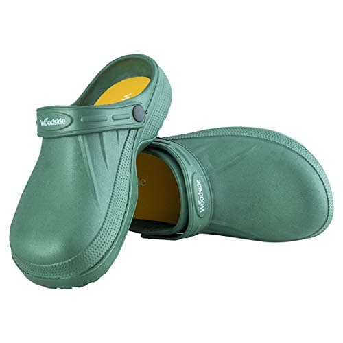 Woodside Clog Shoe, Multipurpose- Green Size 9