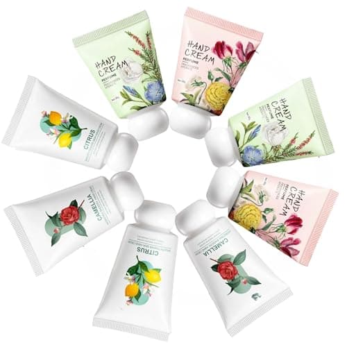 8PC Hand Cream Gift Set for Women,Travel Size Hand Lotion, Small Gifts for Women,Girls,Mothers Day Gifts,Teacher Appreciation Gifts,Chirstmas Gifts,Deeply Hydrating & Nourishing Non-Greasy