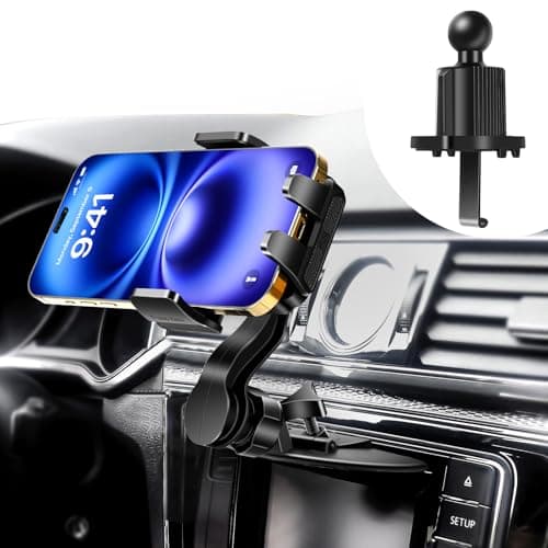 EEEKit Mobile Phone Holder for Cars: 3 in 1 Air Vent & CD Slot Phone Mount