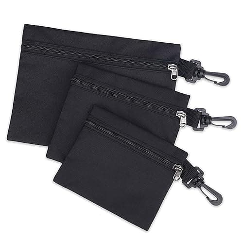 3Pcs Small, Medium & Large Zipper Tool Pouch Bags