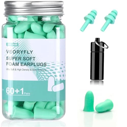 VeoryFly Small Ear Plugs Sleep, Soft Foam Ear Plugs for Kids/Children/Woman