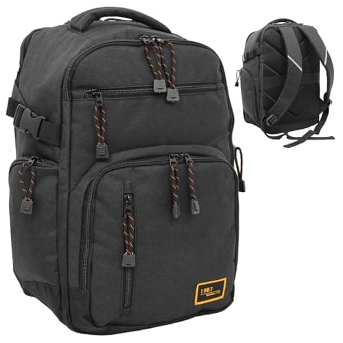 Ryanair Approved Cabin Rucksack 40 x 20 x 25cm | Hand Luggage Computer Backpack, Underseat Carry-Ons | Travel-Friendly 20L Flight Bags for Men & Women | Sustainable, Durable Travel Gear - Black