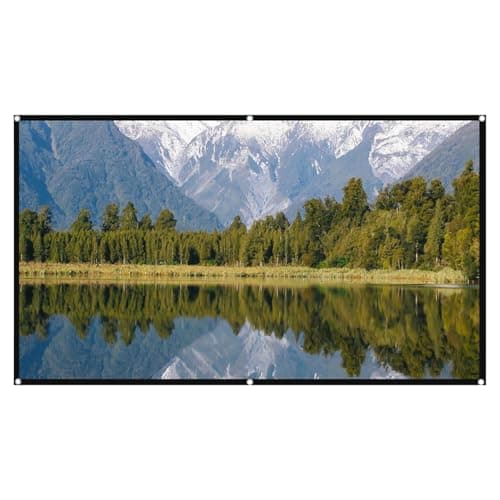 4K HD Screen, Non-Iron Portable Projection Canvas Projection Projection