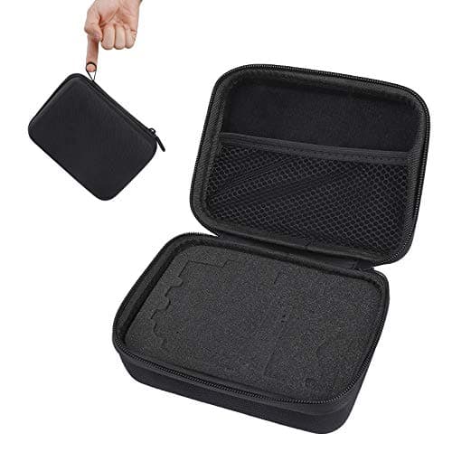 QIMEI-Shop Carrying Case Travel Protective Case Compatible with GoPro Hero 12/11/10/9/8/7/6/5 Osmo Action Camera and Accessories Black Modern