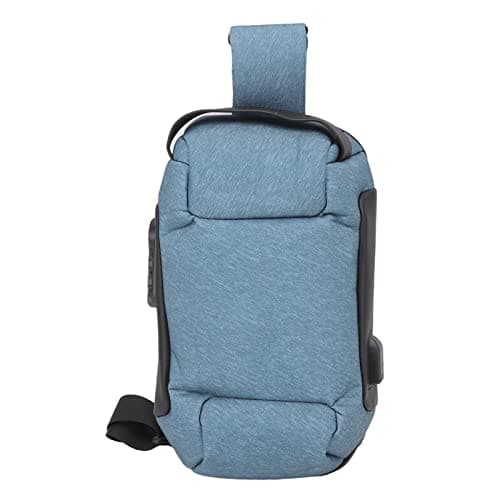 NinGYiYan Anti Theft Chest Bag,for Outdoor Travel,with Combination Lock,Headphone Hole, Fabric,Comfortable Handle,Multifunctional Pockets (Green)