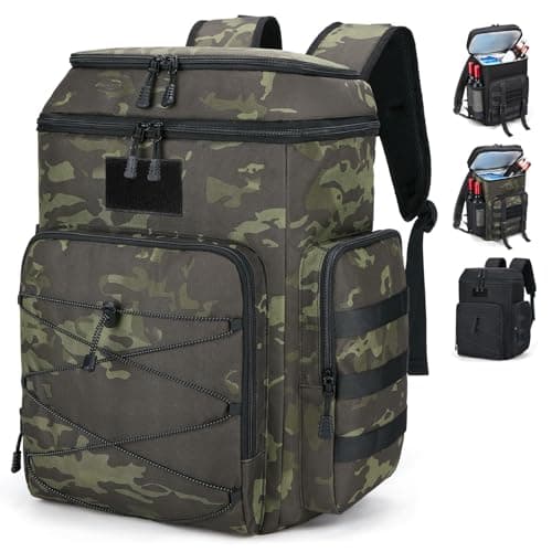 Tactical Cooler Backpack for Men 30L Soft Cooler Bag for Family Camping