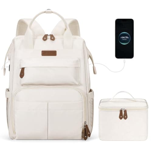 Maelstrom 15.6-17.3" Laptop Backpack with Lunch Box, Work Bag for Women Men