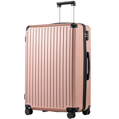 COOLIFE 28 Inch Large Suitcase – Hardshell Trolley Lightweight ABS+PC