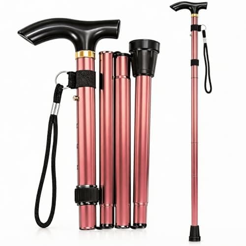 Walking Stick, Adjustable Folding Lightweight for Men & Women