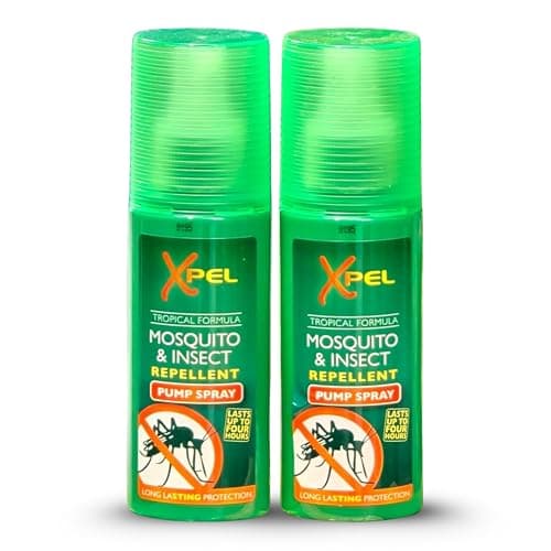 Mosquito Insect Fly Bite Repellent Tropical Formula Pump Spray - Long-Lasting Protection for Outdoor Activities, Travel & Camping – 70ML – Pack of 2