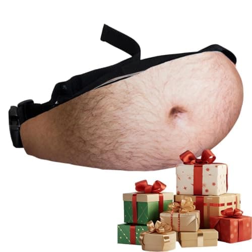 Funny Fanny Pack for Men Cute Realistic Prop Waist Pouch Purse with