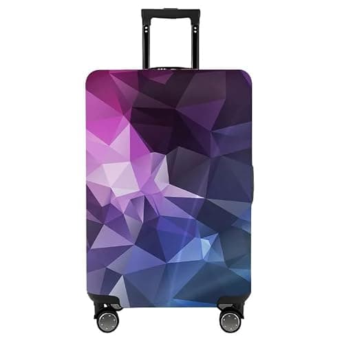Tripnuo Elastic Thicker Luggage Cover for Trunk Case Apply to 18''-32'' Suitcase,Suitcase Protective Cover Travel Accessories (Geometry, XL)