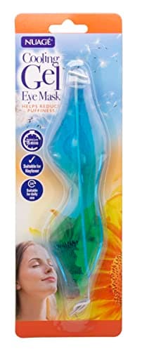 Nuage Cooling Gel Eye Mask | Hayfever Relief, Soothes Tired Irritated Puffy & Inflamed Eyes - Comforting, Refreshing, Reviving Allergy Daily Support