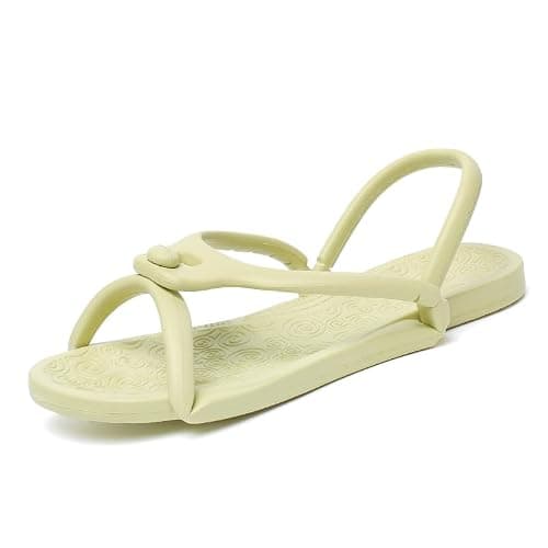 Kattmas Travel Sandals Shower Shoes For Men Women - Foldable Flip-Flop Slippers Non-Slip Quick-Dry, Portable House Shoes For Bathroom Gym Spa Pool Beach