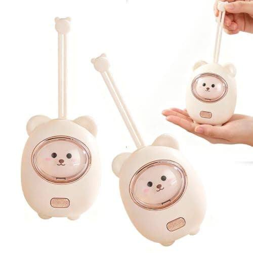 2 Pack Hand Warmers Rechargeable, 2 Heat Levels Cute Bear Design