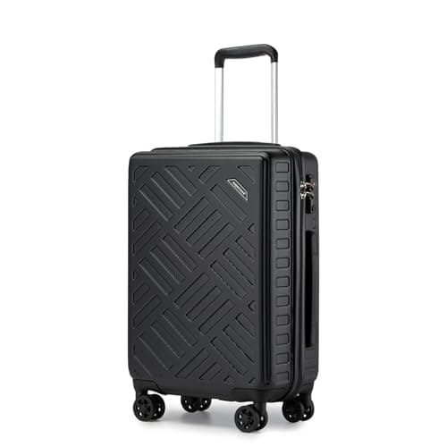 Supercase Hand Cabin Luggage Lightweight Hard Shell Carry On Suitcase Trolley with TSA Lock Spinner Wheels