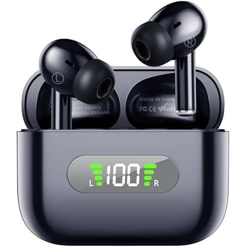 AsiceSound Wireless Earbuds, Immersive HiFi Stereo Bluetooth 5.3 Earphones, Deep Bass, 4 Mic ENC Noise Cancelling, 72h Playtime, IPX7 Resistance Earbuds, for iOS and Android
