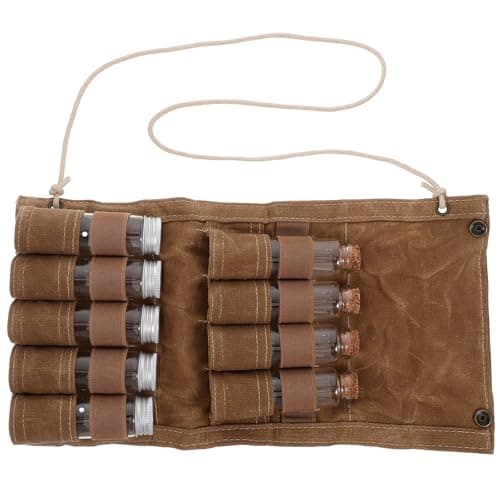 Camping Seasoning Bag Set with Glass Bottles for Restaurant Use