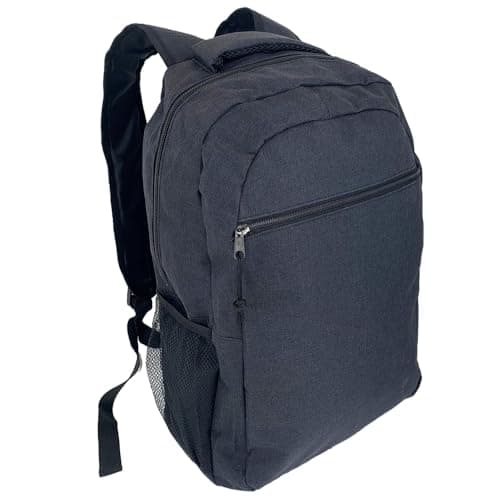 Fashion Stationery Backpack, Black, Lightweight Laptop Work School Bag