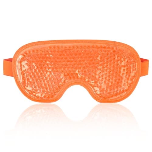 NEWGO Cooling Eye Mask for Puffy Eyes, Reusable Hot Cold Therapy