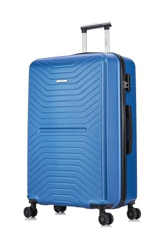 FLYMAX 29" Large Suitcase 4 Wheel Lightweight Luggage Hard Shell Travel Case Hold Check in Fits 23kg - 27kg + 3 Digit Lock Suitcase Large + Telescopic Handle 100 Litre Capacity