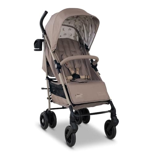 Cosatto Supa Lite Pushchair – from Birth to 4 Years (25kg), 4-Wheel Suspension, Large Basket, XL UPF100+ Canopy, Foldable, Compact, Stroller with Cup Holder, Rain Cover (Lollop)