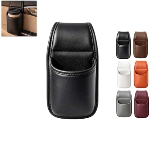 PU Leather Car Door Cups Holder Window Hanging Organizer Car Cup Holder
