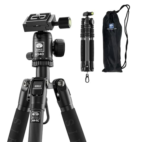 SIRUI AM-5C Carbon fibre Travel Tripod with 360° Ball Head, Compact