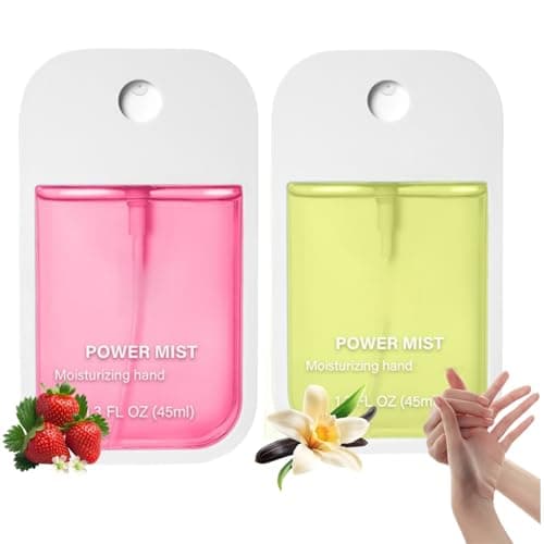 2PCS Mist Hydrating Hand Sanitize/r Spray for Adults,Hand Sani/tiser spray,Ha/nd S/anitiser Mini,spra/y han/d saniti/ser,Travel H/and Saniti/ser Spra/y,Small Han/d Sa/nitiser(Strawberries and vanilla)