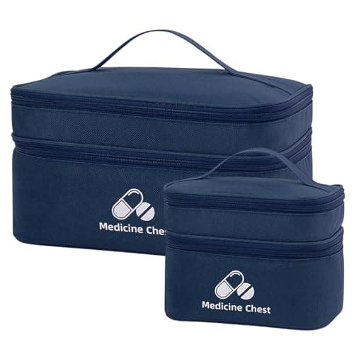 Dzmuero 2 Pieces First Aid Kit Bags, Empty Emergency Bags