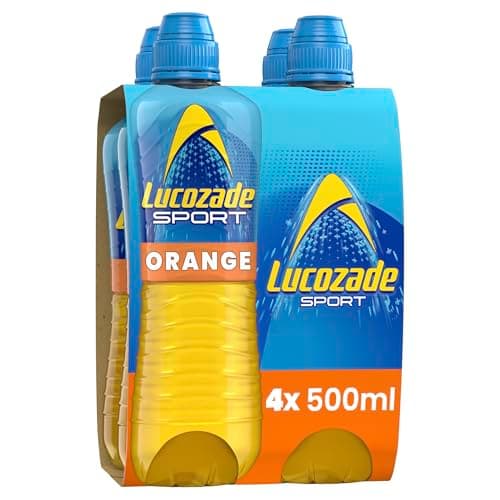 Lucozade Sport Orange Sports Drink, 4 x 500ml