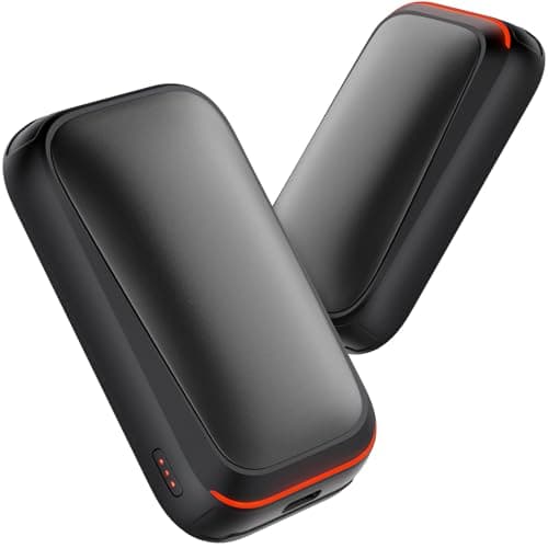 Gaiatop Magnetic Hand Warmers Rechargeable 2-Pack, Pocket Electric Hand Warmer Reusable, 3s Fast Heating, Fits in Gloves, Winter Sports Golf Accessories, Secret Santa Gifts for Men Women Dad
