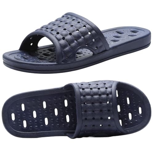 Czgcpyc Shower Shoes Quick Dry Non Slip Bath Slippers Blue EU 41-42